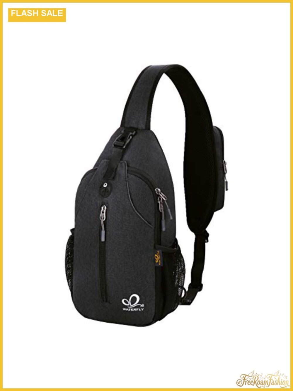 Water Resistant Crossbody Sling Backpack Travel Hiking Daypack with Adjustable